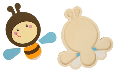 Einlegepuzzle ""Bienchen""